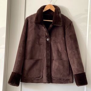 Women’s faux fur reversible jacket- Brandon Thomas